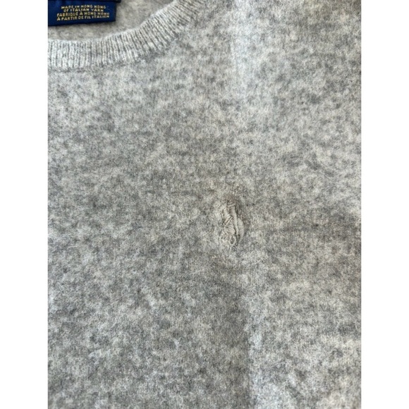 Polo Ralph Lauren Boys Wool Cashmere Sweater size Small Grey Winter Christmas - Picture 4 of 7